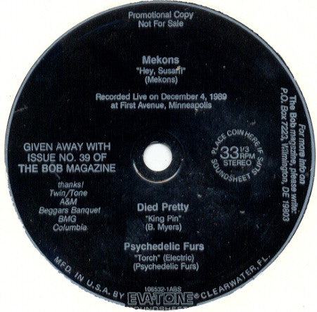 The Mekons / Died Pretty / The Psychedelic Furs : Untitled (Flexi, 7", Promo, Mag)