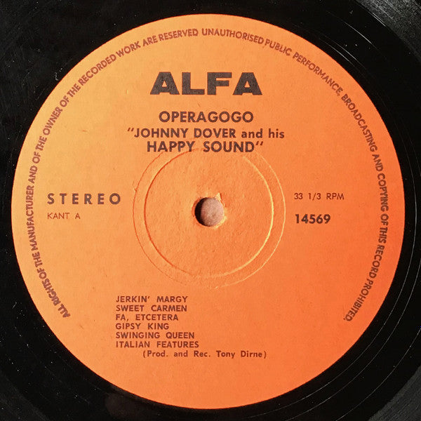 Johnny Dover : Operagogo (LP, Album)