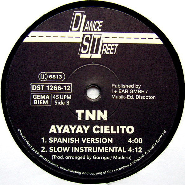 TNN : AyAyAy Cielito (12")