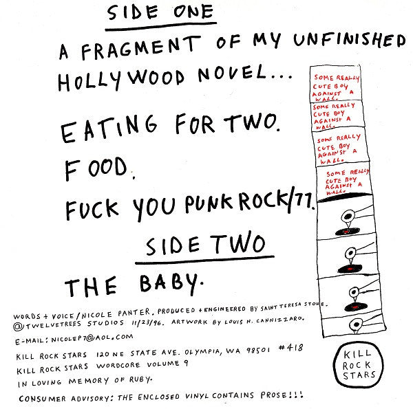 Nicole Panter : The Story Lady (7")