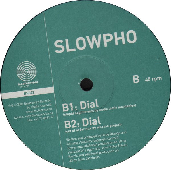 Slowpho : Dial (12")