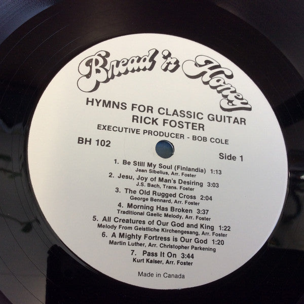 Rick Foster : Hymns For Classical Guitar (LP, Album)