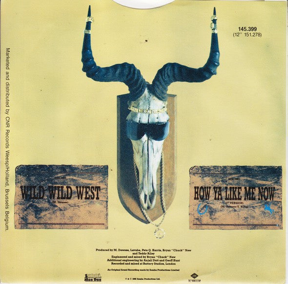 Kool Moe Dee : Wild Wild West (7", Single)