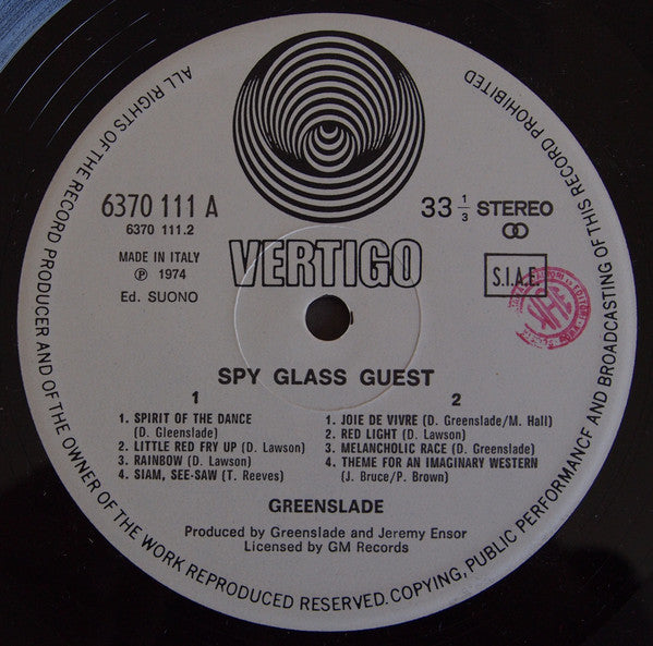 Greenslade : Spyglass Guest (LP, Album)