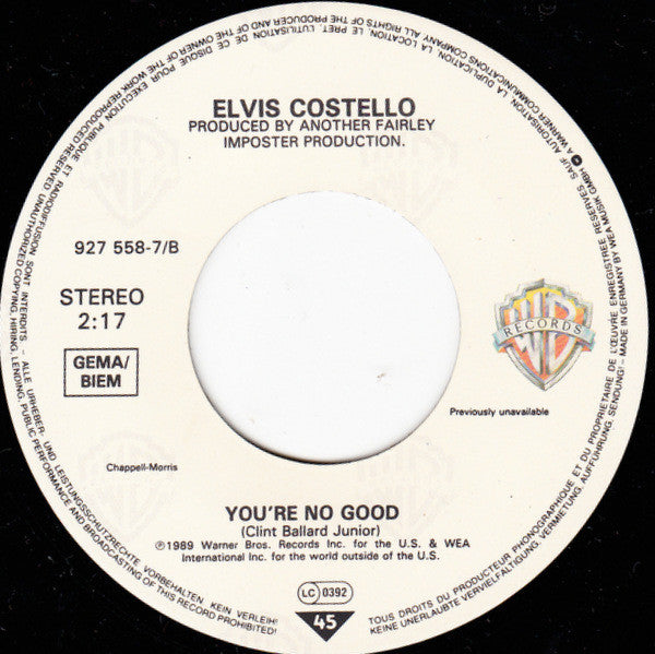 Elvis Costello : Veronica (7", Single)