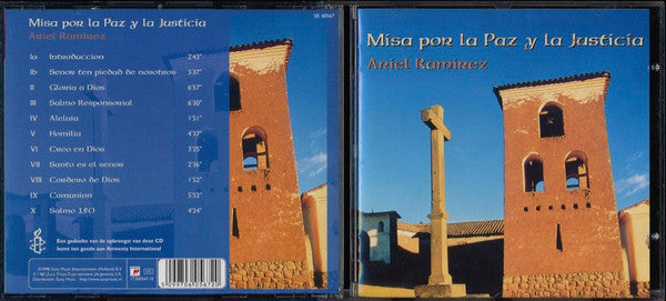 Ariel Ramirez : Misa Por La Paz Y La Justicia (CD, Album, S/Edition, Ora)