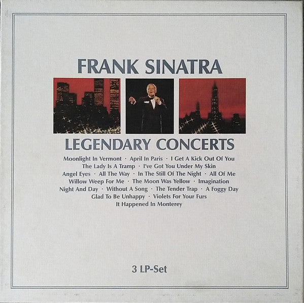 Frank Sinatra : Legendary Concerts (3xLP, Comp + Box)