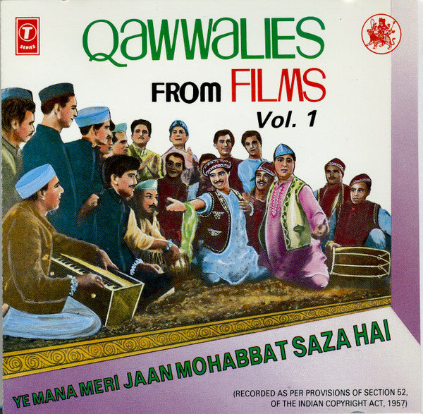 Various : Qawwalies From Films Vol. 1 (CD)