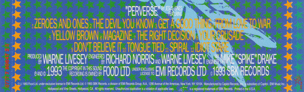 Jesus Jones : Perverse (CD, Album)