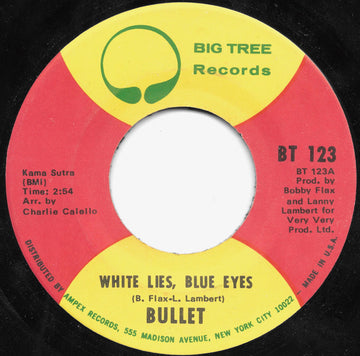 Bullet : White Lies, Blue Eyes (7", Single, ARP)