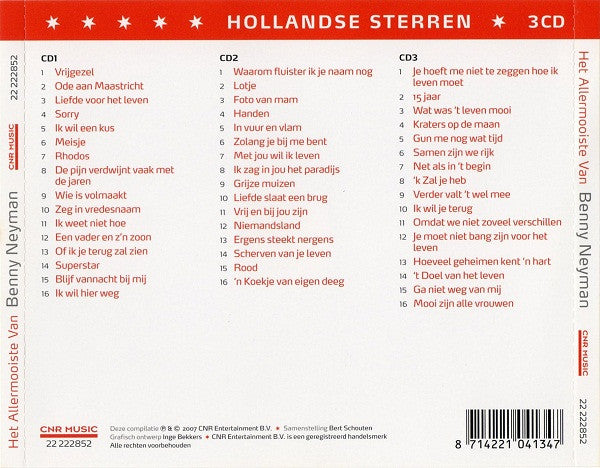 Benny Neyman : Het Allermooiste Van Benny Neyman (3xCD, Comp)