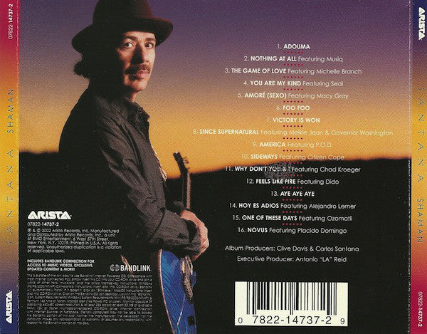 Santana : Shaman (CD, Album, Enh)