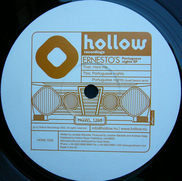 Ernesto : Portuguese Nights EP (12", EP)
