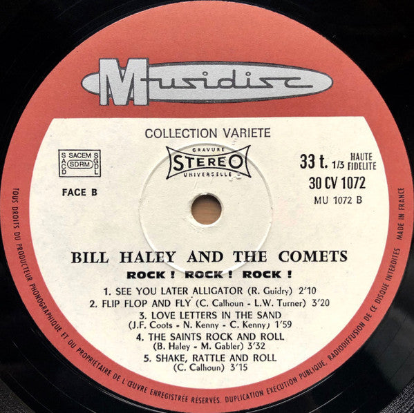 Bill Haley And The Comets* : Rock! Rock! Rock! (LP, Comp, RE)