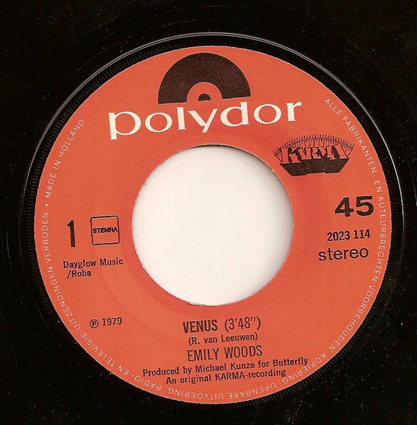 Emily Woods : Venus (7", Single)