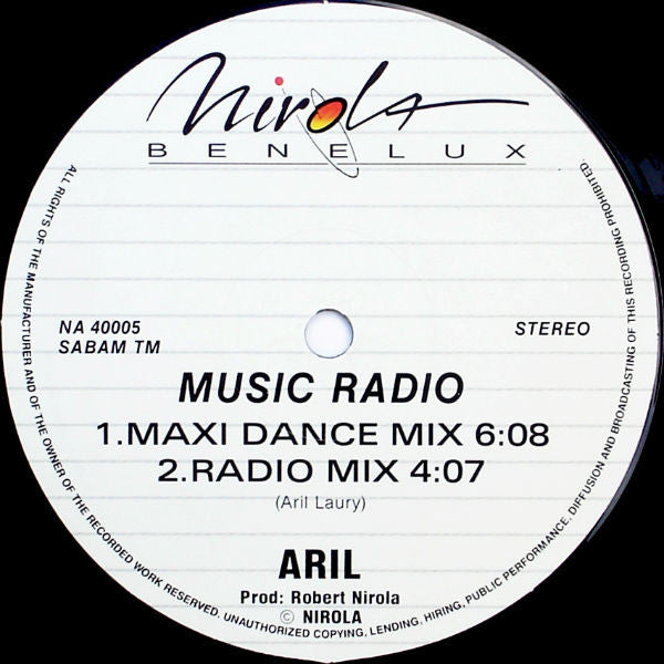 Aril : Music Radio (12")
