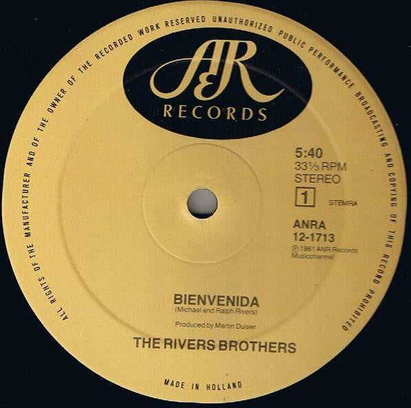 The Rivers Brothers : Bienvenida (12")