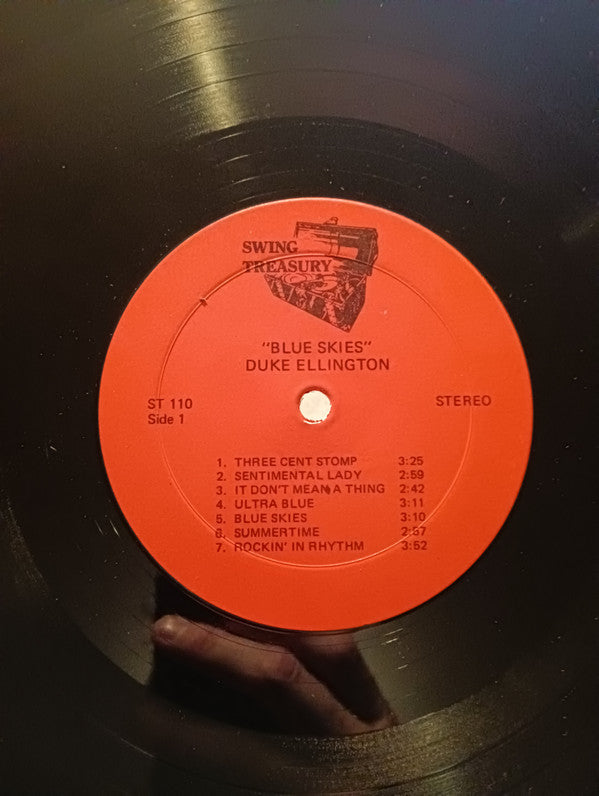 Duke Ellington : Blue Skies (LP, Album, Comp, Mono)