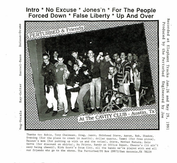 The Perturbed : The Perturbed EP (7", EP)