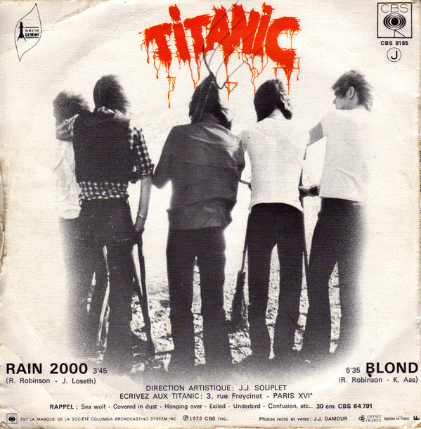 Titanic (3) : Rain 2000 (7", Dif)