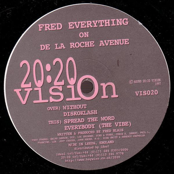 Fred Everything : De La Roche Avenue (12")