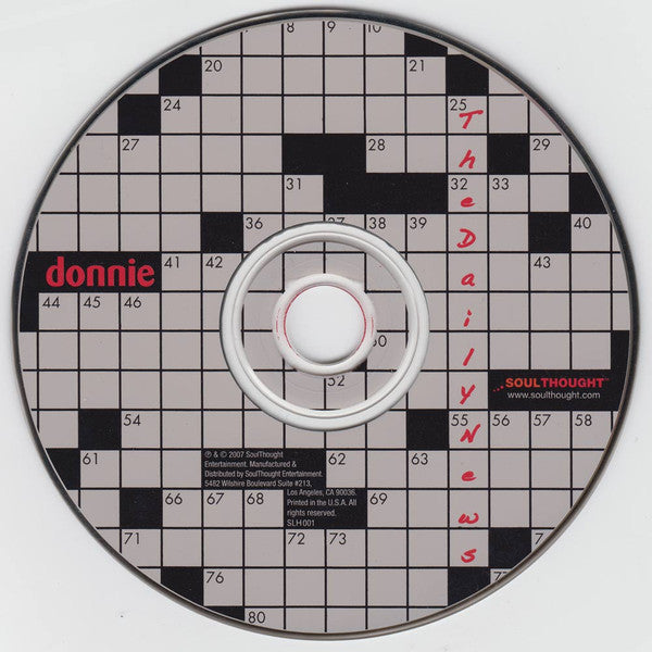 Donnie : The Daily News (CD, Album)