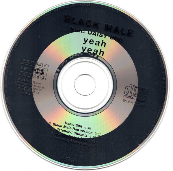 Black Male Featuring Daisy Dee : Yeah Yeah (Influence) (CD, Maxi)