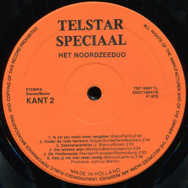 Noordzeeduo : Het Noordzeeduo (LP, Album)