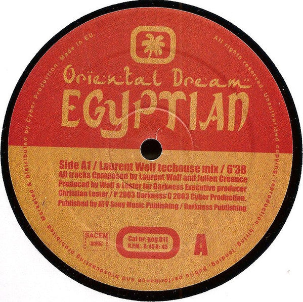 Oriental Dream (2) : Egyptian (12")