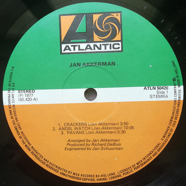 Jan Akkerman : Jan Akkerman (LP, Album)