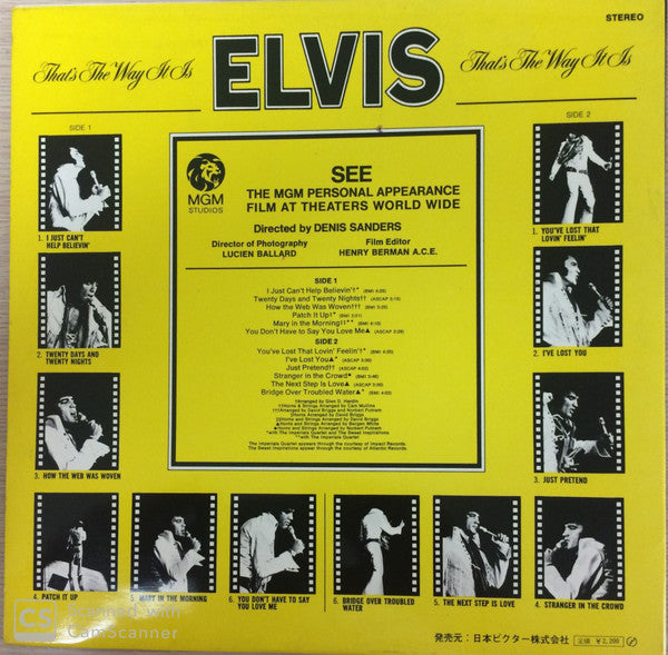 Elvis Presley : That's The Way It Is (LP, Album, RE, Gat)