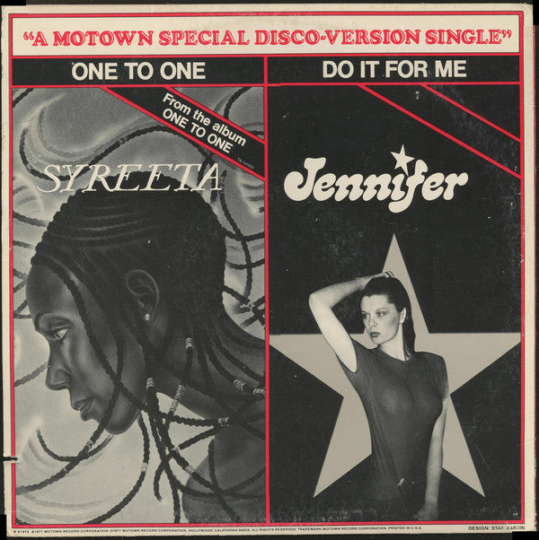 Jennifer (6) / Syreeta : Do It For Me / One To One (12")
