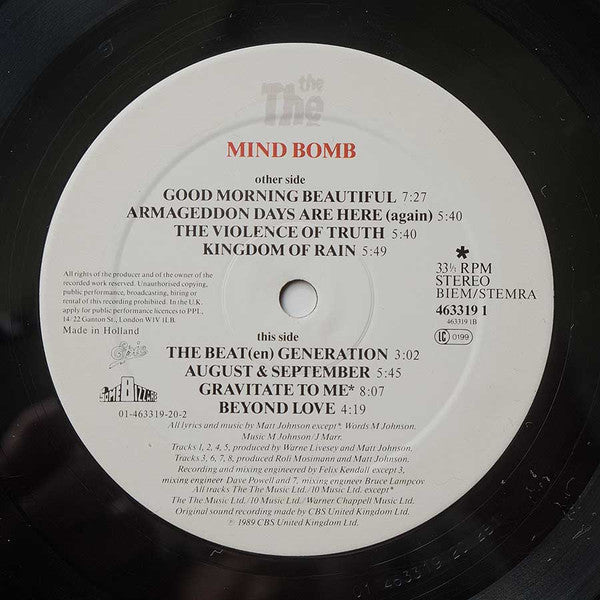 The The : Mind Bomb (LP, Album)