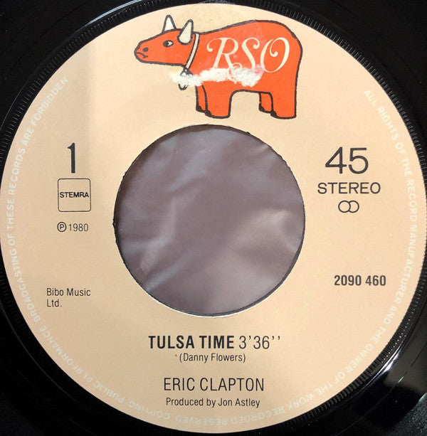 Eric Clapton : Tulsa Time (7", Single)