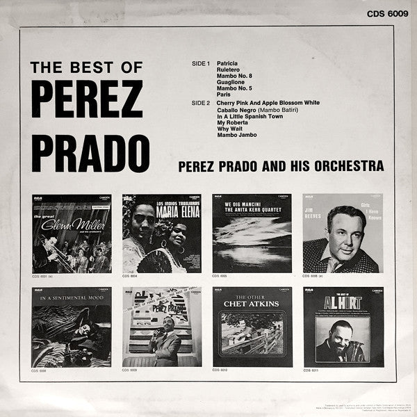 Perez Prado And His Orchestra : The Best Of Perez Prado (LP, Comp)