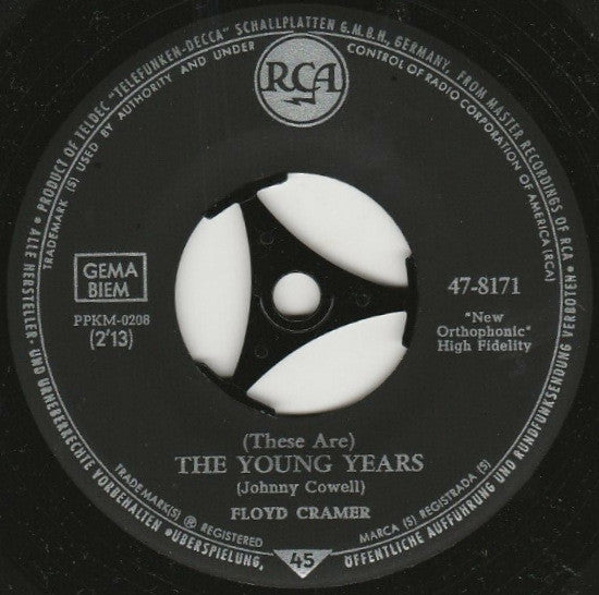 Floyd Cramer : (These Are) The Young Years (7", Single)