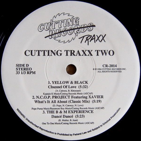 Various : Cutting Traxx Two (2xLP, Comp)