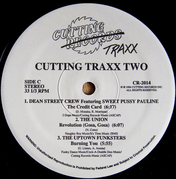 Various : Cutting Traxx Two (2xLP, Comp)