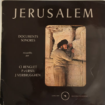 Various : Jerusalem  Documents Sonores (LP)