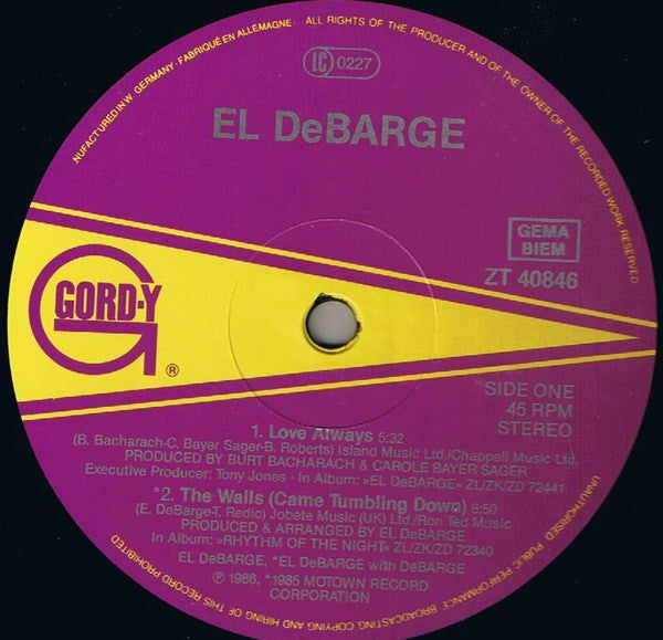 El DeBarge : Love Always (12", Maxi)