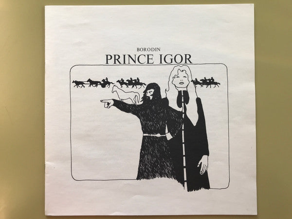Alexander Borodin, Dušan Popović (2), Valerija Heybal, Žarko Cvejić, Noni Jeronim Žunec, Orkestar Beogradske Opere, Oskar Danon : Prince Igor (4xLP, RE + Box)