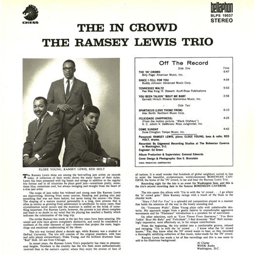 The Ramsey Lewis Trio : The In Crowd (LP, Album)