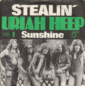 Uriah Heep : Stealin' (7", Single, 4-p)