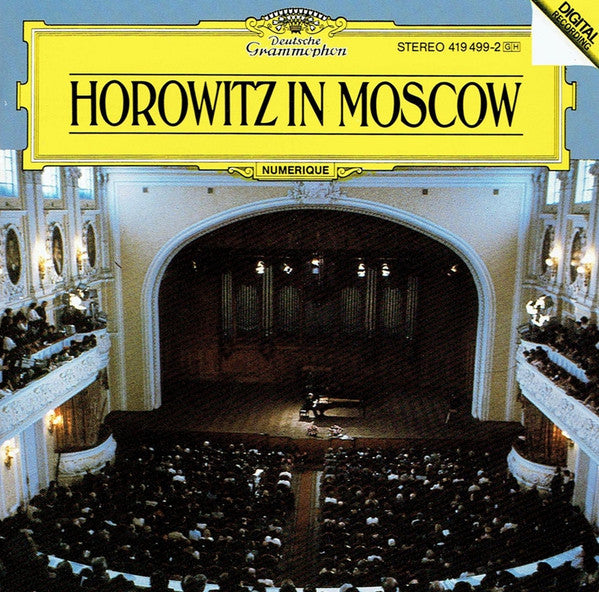 Vladimir Horowitz : Horowitz In Moscow (CD, Album, RE, PDO)