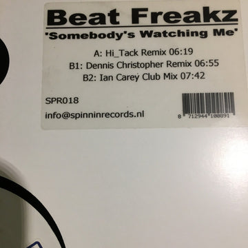 Beat Freakz* : Somebody's Watching Me (12", TP)