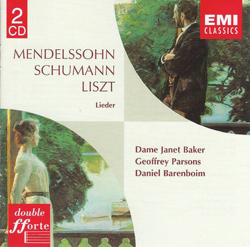 Felix Mendelssohn-Bartholdy, Robert Schumann, Franz Liszt - Janet Baker, Geoffrey Parsons (2), Daniel Barenboim : Lieder (2xCD, Comp)