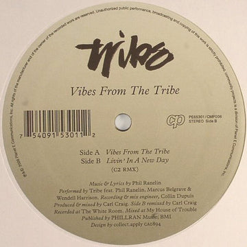 Tribe (8) : Vibes From The Tribe (12")