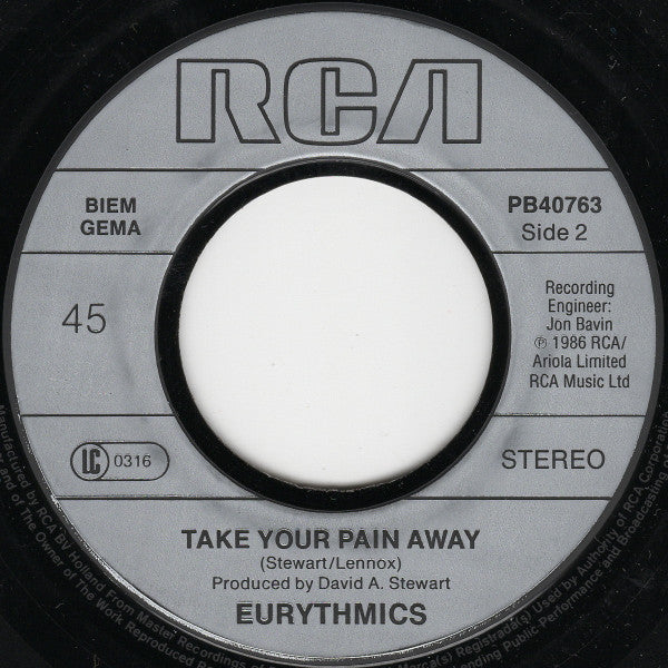 Eurythmics : When Tomorrow Comes (7", Single)