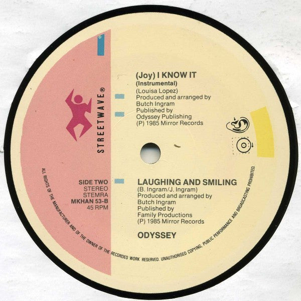 Odyssey (2) : (Joy) I Know It (12")