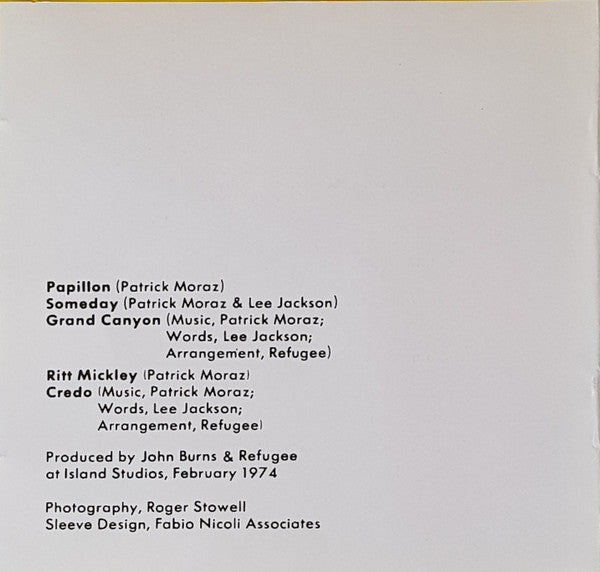Refugee (2) : Refugee (CD, Album, RE)